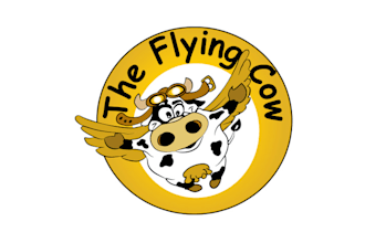 design awesome innovative logo for the flying cow