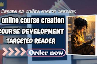 create an online course content, online course creation, course development