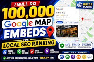 do google map embeds for local SEO ranking