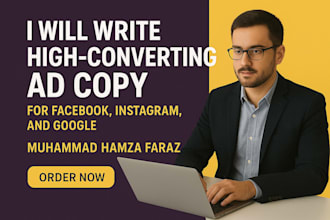write scroll stopping ad copy for facebook, instagram and google ads