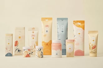 design product packaging, label, box and tube