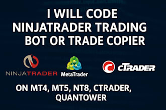 code ninjatrader  bot or trade copier for mt4, mt5, nt8, ctrader, and quantower