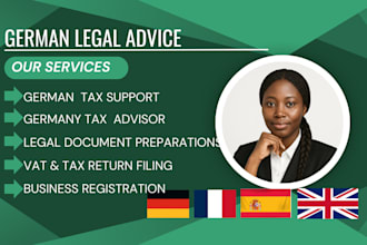 be your german lawyer, certified german legal advisor and german tax law