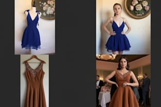 create ai fashion models wearing your clothing designs