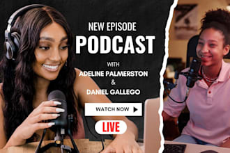 design professional podcast cover art for spotify and apple podcasts