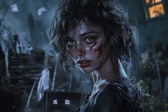 design a terrifying fantasy horror character for you