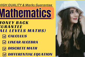 assist with calculus, linear algebra, and advanced mathematics