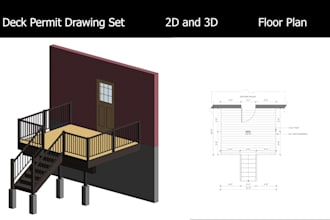 help you deck permit applications drawing set