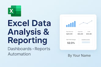 create insightful excel reports and dashboards