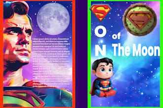 design or redesign back and front of book and ebook cover