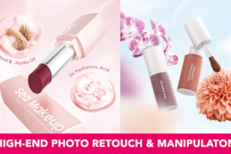 do product photo edit for key visual