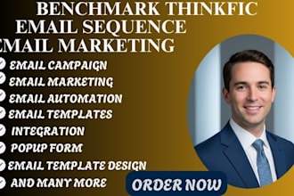 setup benchmark email marketing campaign email automation email sequence popup