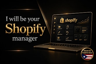 be your shopify store manager