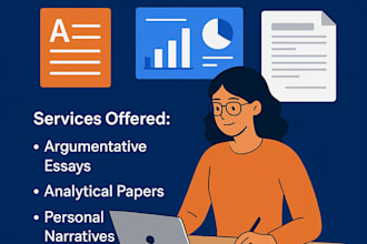 do argumentative essay, analytical paper, and personal narrative