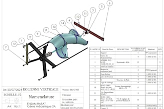 create a mechanical drawings and manufacturing documentation