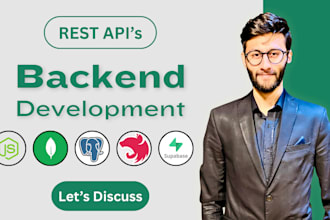 develop API in node, express, postgresql, mongodb, supabase