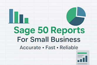 do sage 50 report for small business organization