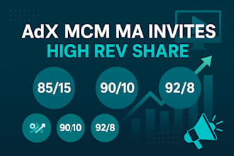 help you connect with adx adsparc or iion with good rev share