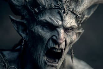 design fantasy horror and fantasy horror character