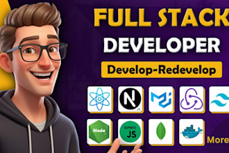 I will do web application, software development, full stack website development