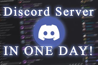 create a discord server