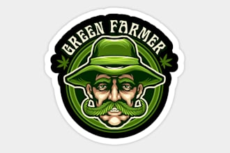 do a modern and trendy cbd, cannabis, weed, marijuana and medical logo design