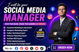 de your social media manager facebook instagram content