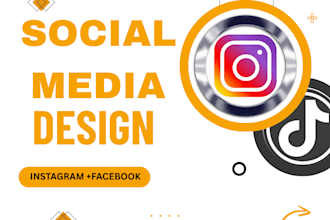design professional instagram and facebook posts