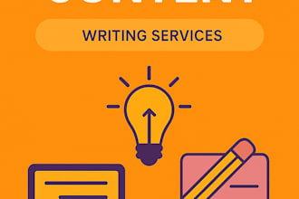 write professional website content about us, services, faq