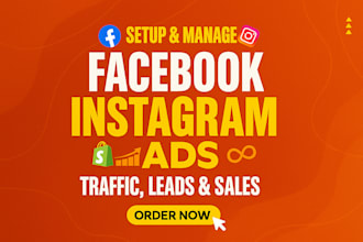 setup and manage facebook ads campaign, instagram ads, meta ads and shopify ads