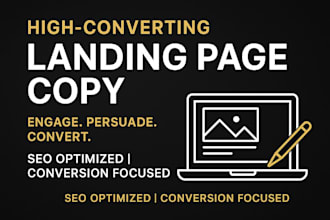 write high converting landing page copy that drives sales