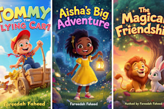 children story book illustrations, 3d children book, picture book illustration
