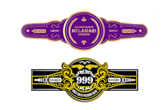 make modern cigar label, cigar logo, cigar band and cigar box design