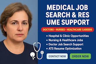 build in 24hrs federal USA job CV, ats resume writing, medical healthcare, sales