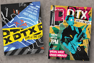 create cool, curated band posters for your band