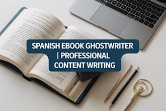 be your spanish ebook content writer and ghostwriter