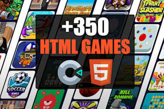 give 350 HTML5 games bundle for web