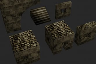 create 3d models and animations in psx ps2 and n64 retro style