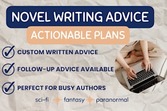 give written advice to help you write your novel