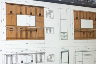 create professional joinery, millwork and cabinet shop drawings with cutlists