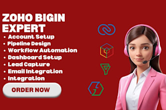 setup zoho bigin, zoho crm be your zoho one expert, zoho book, zoho campaign