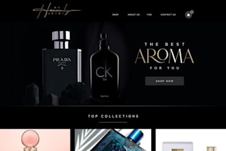 design perfume shopify store perfume website cologne website perfume store