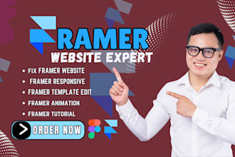 framer website fix framer template edit framer resposive  framer expert