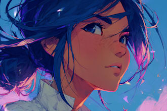 create awesome anime art