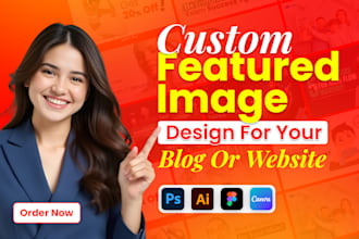 design featured image or blog image or web banner