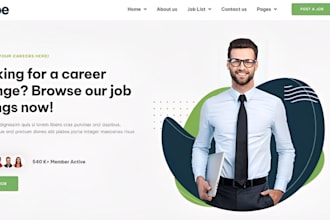 design squarespace employment agency website bpo placement temp agency website