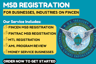 do msb license registration with fincen, fintrac, re register msb, aml program