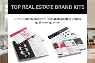provide high end canva templates, elite agents keller williams, remax and more