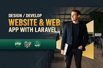 build secure and fast full stack web app with PHP laravel