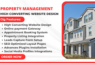 design property management website vacation rental website with booking system